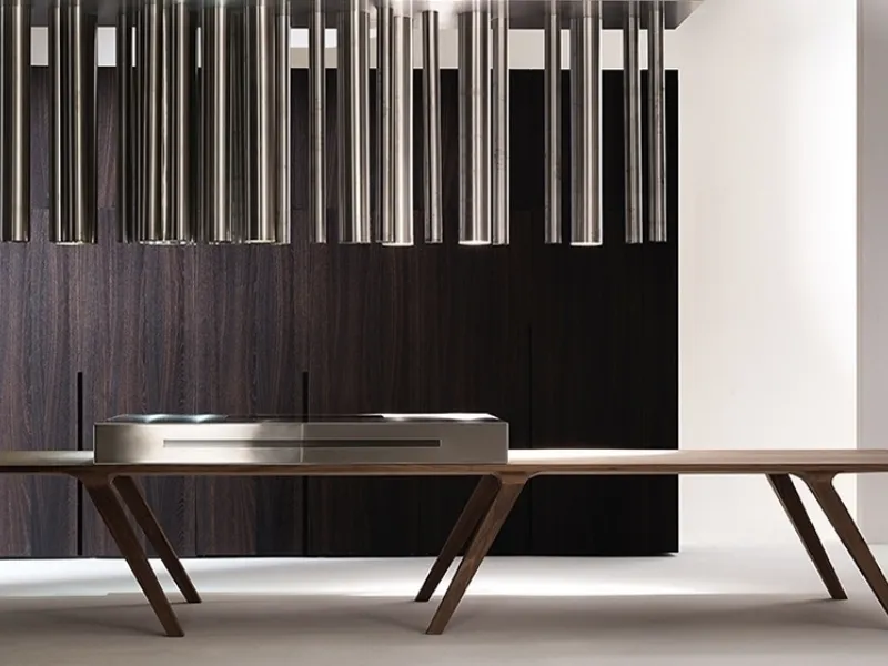 @home / angolo cottura con ante rientranti chiuse © Elmar Cucine