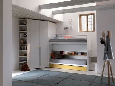 Cabine armadio angolari per camerette