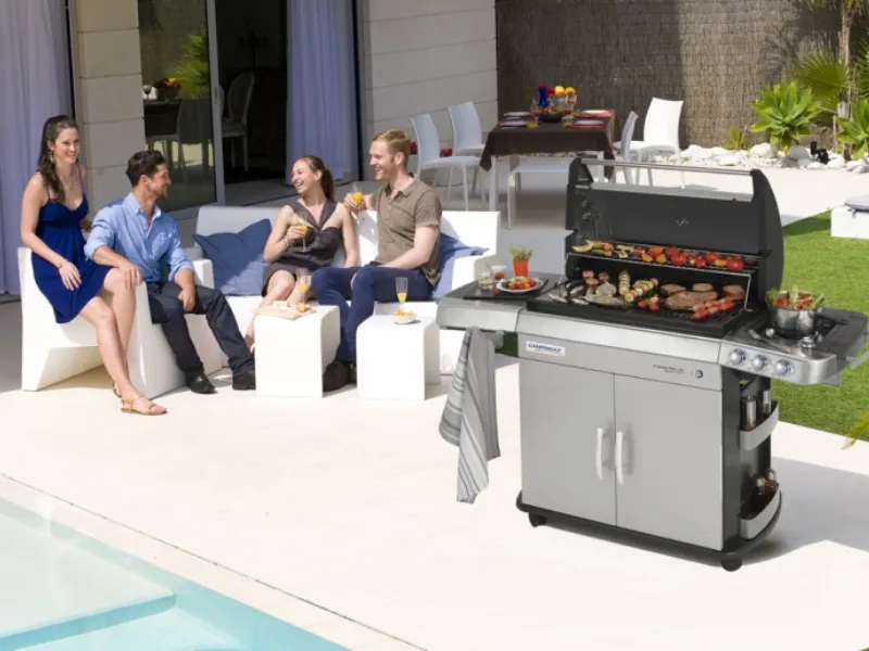 Barbecue a gas