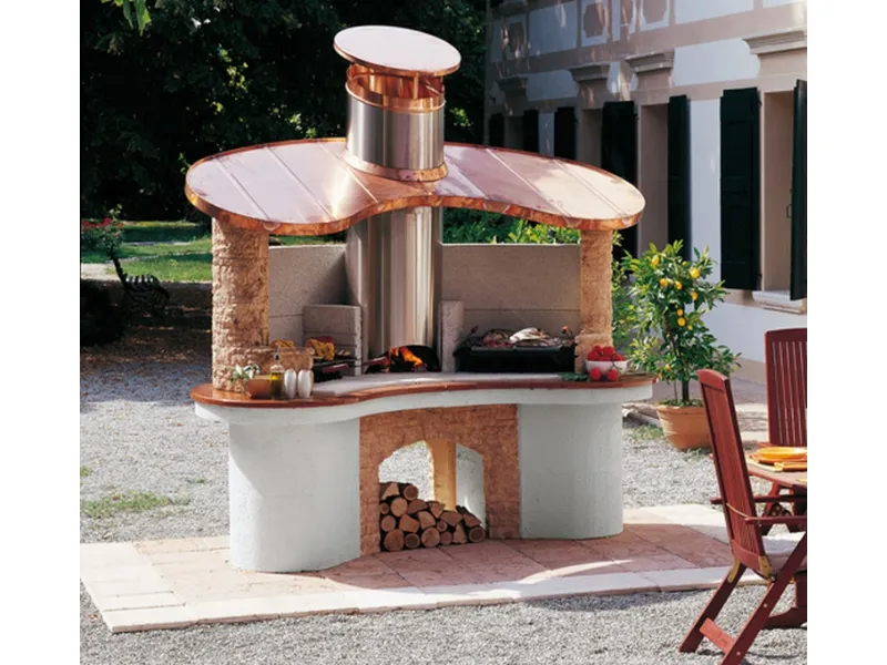 Barbecue in muratura