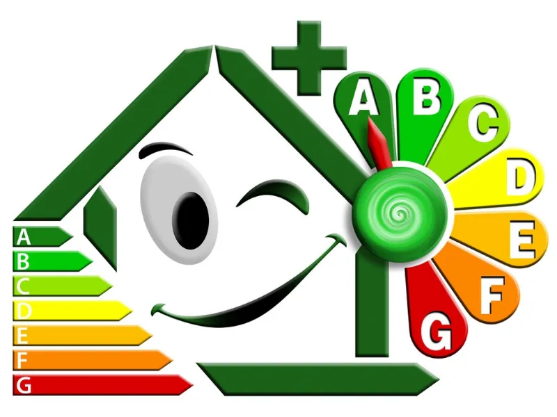 Chiave di casa con classificazione energetica