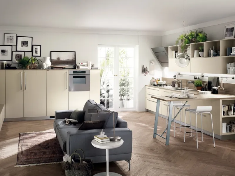 cucina open space Feel Scavolini
