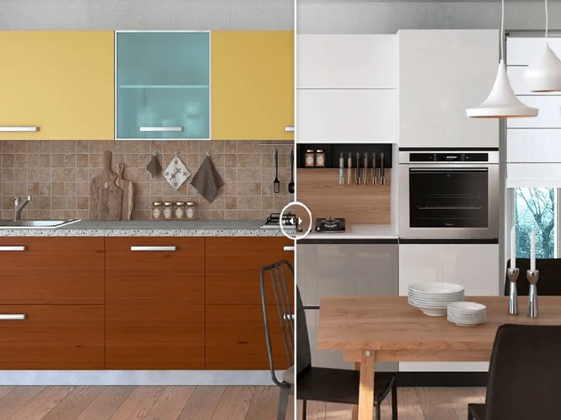 Progetto di restyling cucina firmato Second Life Kitchen