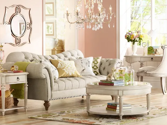 Interno shabby secondo l’interior designer americana Loretta J. Wilson
