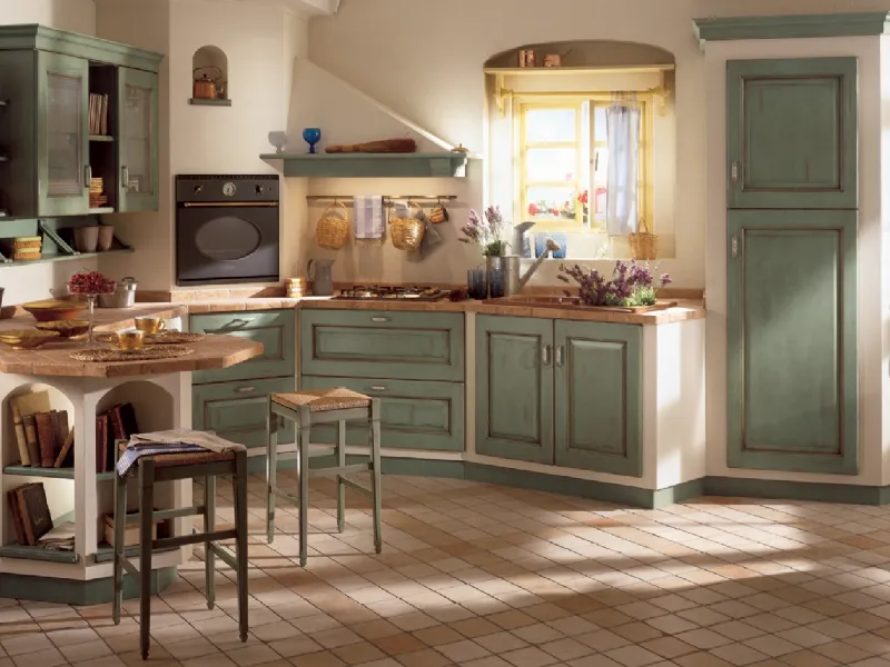 cucina in muratura Belvedere Scavolini