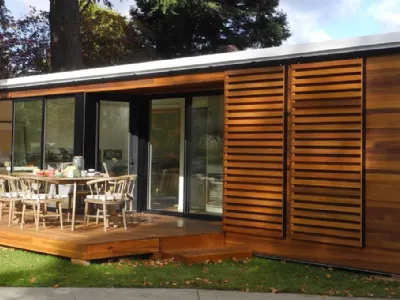 casa moderna in legno prefabbricata
