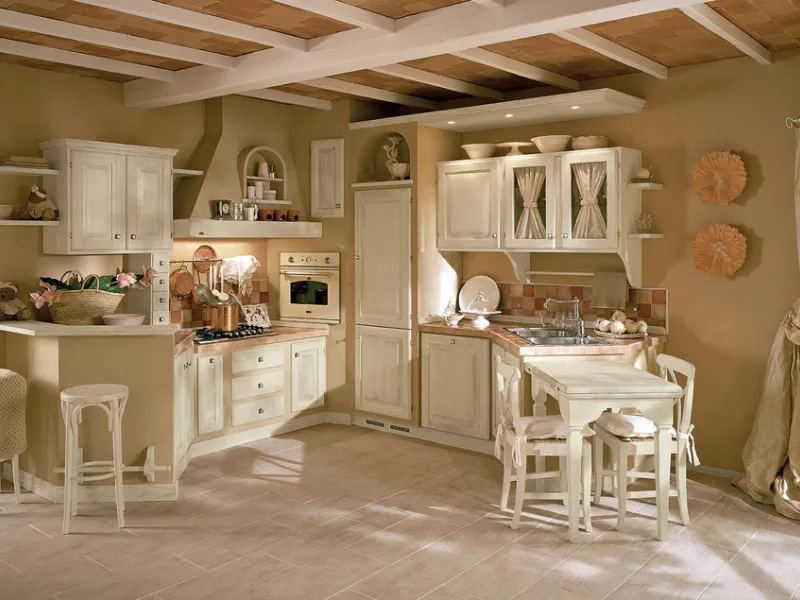 Cucina classica in muratura