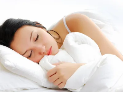 Il viso di chi dorme serenamente