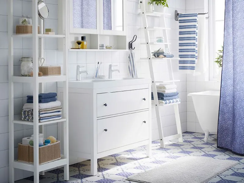 Cassettiera bagno Hemnes di Ikea