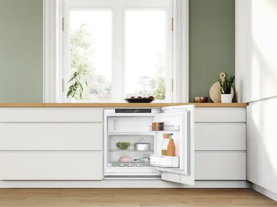 Bosch - Serie 4, frigorifero monoporta sottopiano da incasso con congelatore