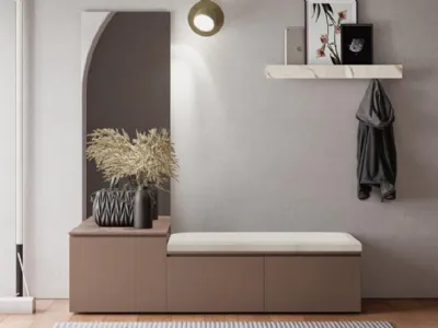Birex - Gola Up Comp.6: mobile da ingresso con specchio