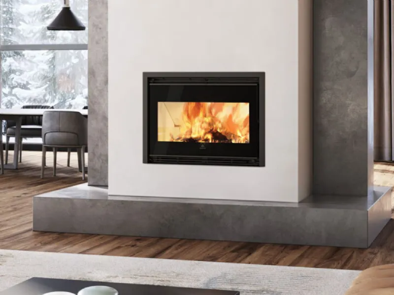 Ruegg - Heatcube 57x95 Star: inserto per camini a legna