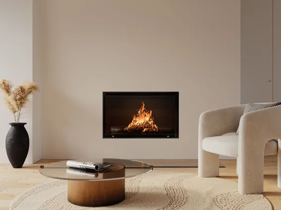 Ruegg - Heatcube 57x95 Star: inserto per camini a legna