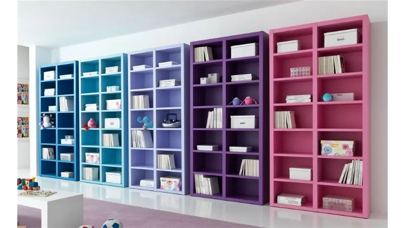 Tomasella - Libreria Andromeda, un sistema componibile altamente personalizzabile