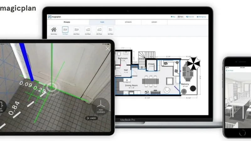 MagicPlan è disponibile gratuitamente per Android e iOS