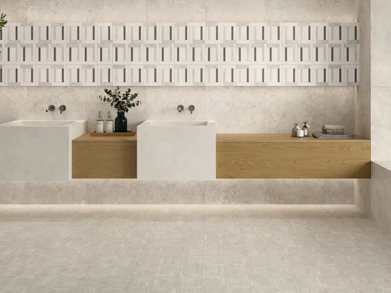 Ceramiche Keope - Fragments of Grace, piastrelle decorative in gres porcellanato,
