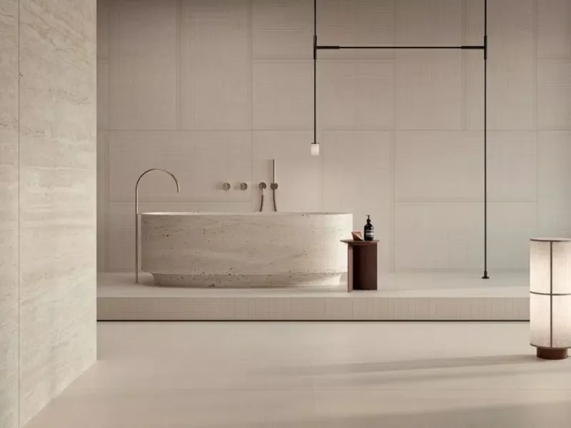 Listelli e quadrelli della Collezione Shiki di Mirage Ceramiche
