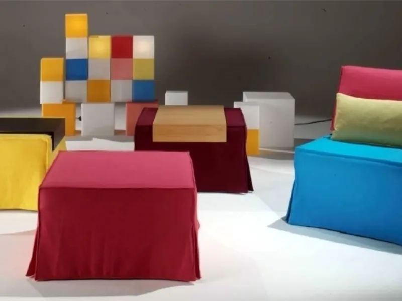 pouf trasformabile