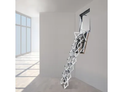 scala retrattile a parete