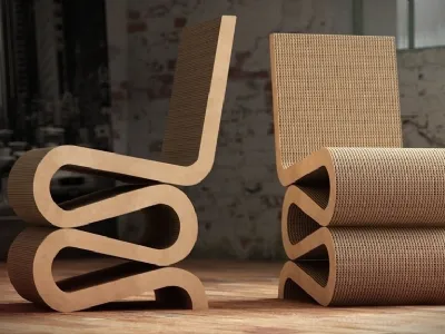 Wiggle Side Chair di Vitra