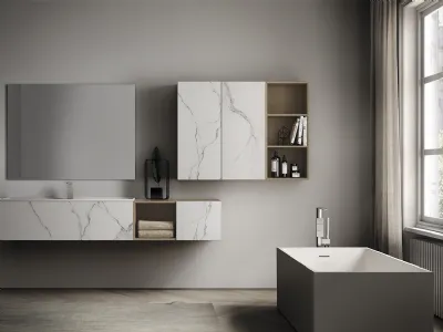 Una delle ultime collezioni d'arredo bagno di Ideagroup da scoprire con Il Virtual Showroom